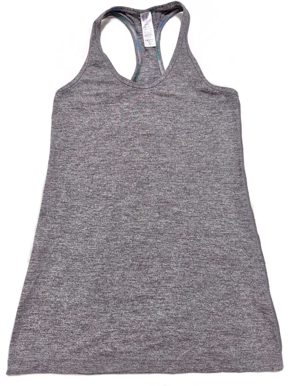 ivivva by lululemon Heathered Grey Racerback Athletic Tank Top Size 12
